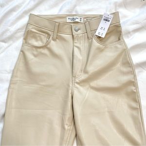 Abercrombie vegan leather pants